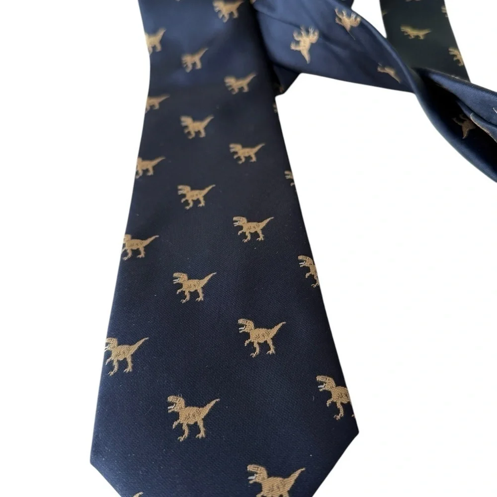 Barry Wang Men’s 60 x 3.5 in Tie Matching Pocket  Square Navy Blue Italy NWT